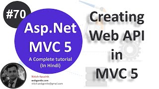 (#70) Web API in MVC 5 project | mvc tutorial for beginners in .net c# | MVC By Nitish