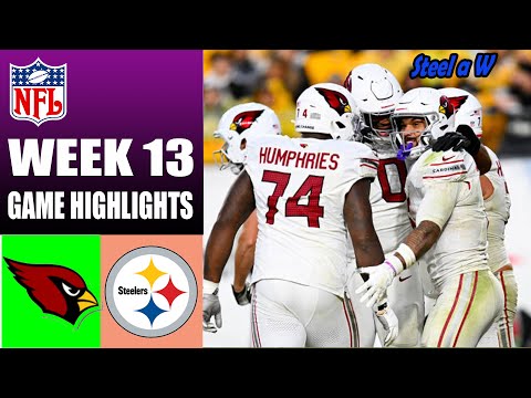 Arizona Cardinalss vs Pittsburgh Steelers [FULL GAME] WEEK 13 | NFL Highlights 2023