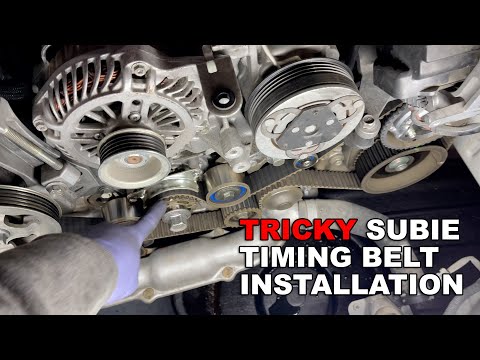 TIMING BELT AND WATER PUMP REPLACEMENT :: 2013 SUBARU IMPREZA WRX TURBO EJ255