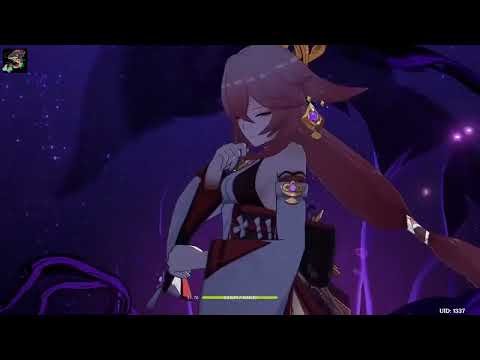 New Update Yae Miko Visual and Normal Attack | Genshin Impact