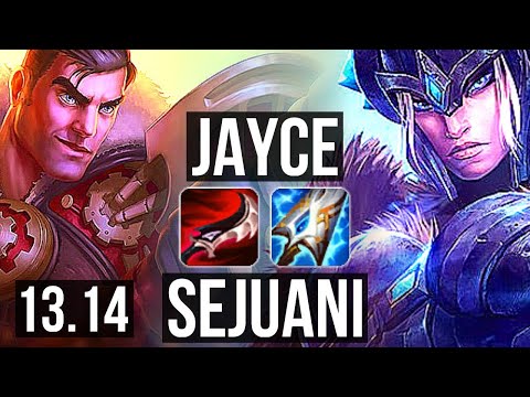 JAYCE vs SEJUANI (TOP) | 1500+ games, 1.6M mastery | EUW Diamond | 13.14