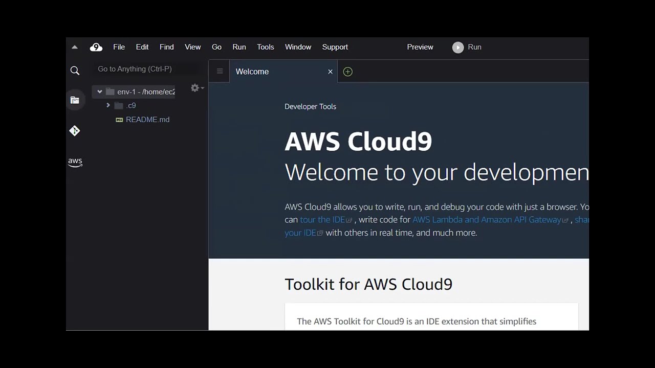 Hands-On Lab:AWS Cloud9 Service-Develop,Run&Debug Code, Share Projects,and Execute Terminal Commands