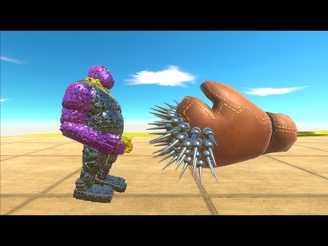 SPIKED BOXING GLOVE VS MECHA UNITS | ANIMAL REVOLT BATTLE SIMULATOR