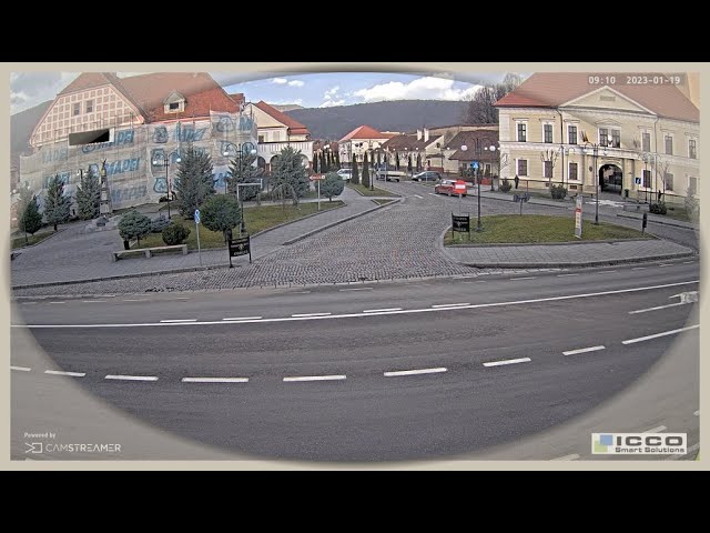 Live webcam view of Codlea Traditions Museum Square