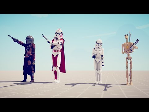 ALL STAR WARS RANGED vs EVERY UNIT - Totally Accurate Battle Simulator TABS