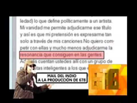 El Indio agradeció la invitación de 6,7,8