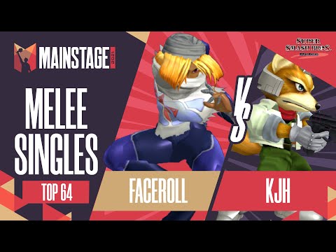 Faceroll vs KJH - Melee Singles: Top 64 Winners Round 1 - Mainstage 2021 | Sheik vs Fox
