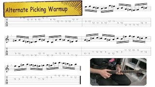 Alternate Picking Guitar Stretch