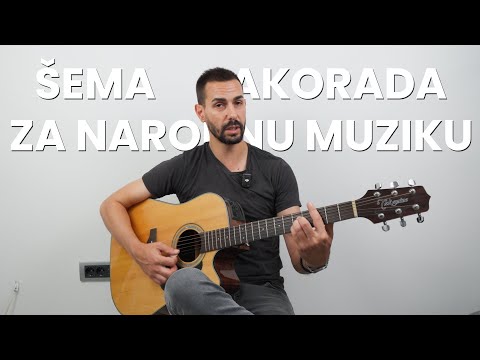 Skola gitare - Sema akorada za narodnu muziku
