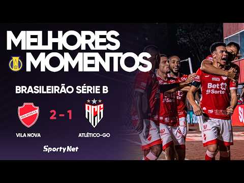 Gols e lances de Vila Nova-GO x Atlético-GO