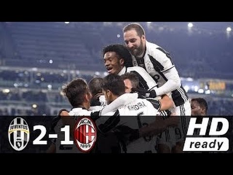 Juventus vs AC Milan 2-1 - All Goals & Extended Highlights - Coppa Italia 25/01/2017 HD