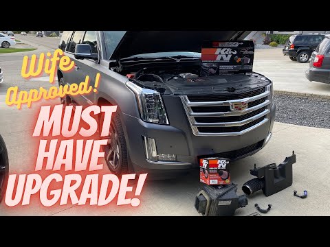 Cadillac Escalade Cold Air Intake Install & Review – K&N Performance Upgrade!