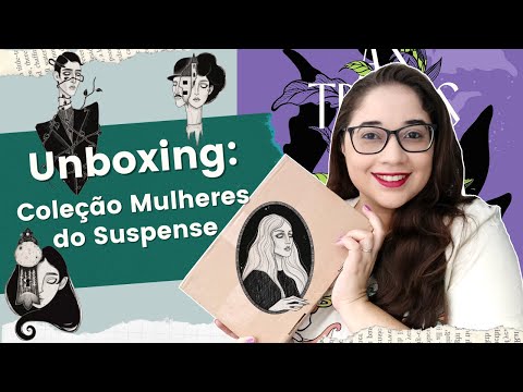 UNBOXING DA EDITORA WISH: Mulheres do suspense 🥰📚 | Biblioteca da Rô