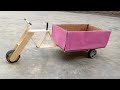 How To Make A Cargo Cycle Rickshaw With Cardboard