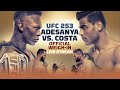 UFC 253: Israel Adesanya vs. Paulo Costa Official Weigh-in Live Stream - MMA Fighting