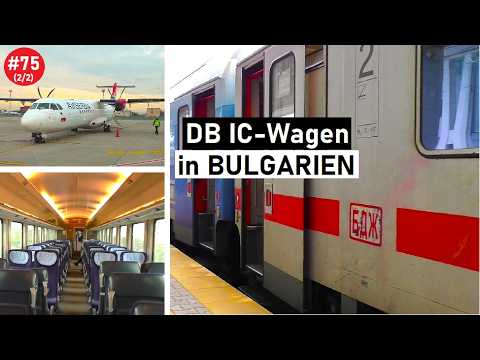 DB Intercity carriages in Bulgaria / ATR-72 flight with Air Serbia | Vlog #75 (2/2)