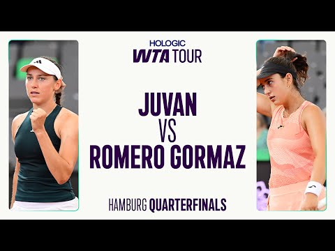 Kaja Juvan gegen Leyre Romero Gormaz | 2025 Hamburg Viertelfinale | WTA-Match-Highlights