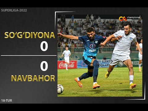Superliga. Sog'diyona - Navbahor 0:0. Highlights