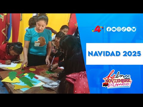 Navidad 2025: jornada 🎄 de elaboración de adornos navideños en Totogalpa, Madriz