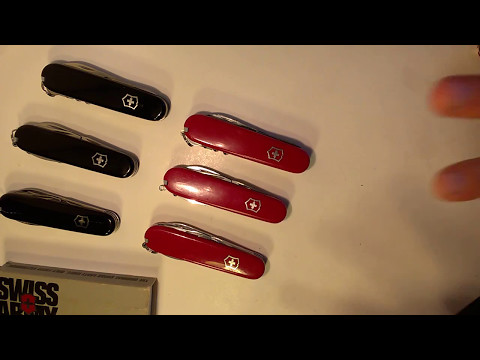 Victorinox Swiss Army Officer's Knives - The Holy Trinity - Spartan, Tinker, Compact