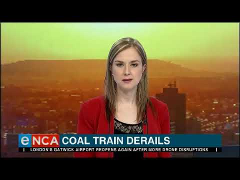 Coal train derails in Richards Bay