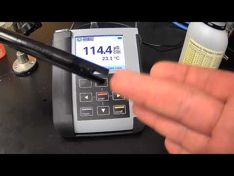 SE 615 Conductivity Sensor Automatic Calibration with Portable Meter