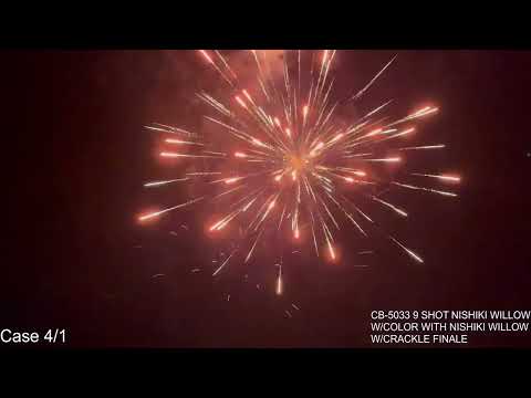 CB-5033 · 9 SHOT NISHIKI WILLOW W/COLOR