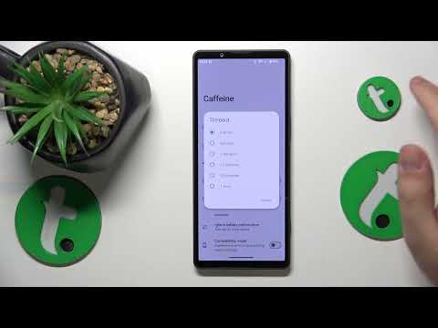 How to Always Keep the Screen Active on SONY Xperia 5 V - Caffeine App