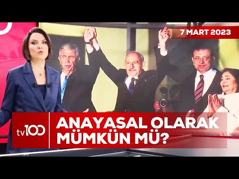 6'lı Masa'nın Mutabakat Metninde Yavaş - İmamoğlu Tartışması | Ece Üner ile Tv100 Ana Haber