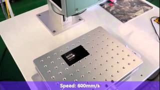 20W Desktop Fiber Laser Marking Machine cuting Sample