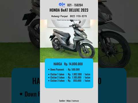 Harga Motor Bekas Honda Beat Deluxe 2023 - Update Harga Motor Bekas dan Baru Honda Yamaha Suzuki