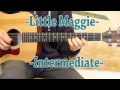 How to play Little Maggie - Guitar Lesson - G Minor Pentatonic