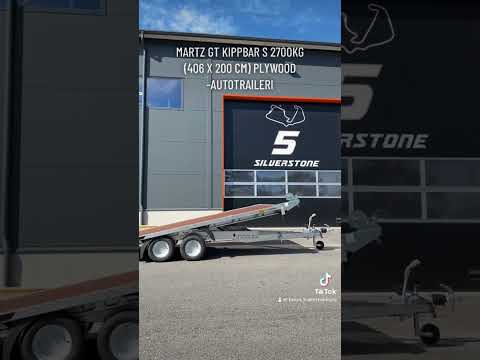 Olisko MARTZ? Martz GT Kippbar S -autotraileri kallistustoiminnolla ja vaneripohjalla #trailertukku