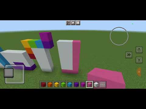 building numberblocks in minecraft