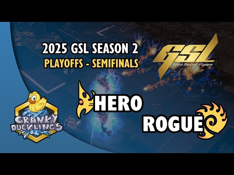 herO vs Rogue - PvZ | 2025 GSL Season 2: Playoffs - Semifinals | StarCraft 2 Tournament
