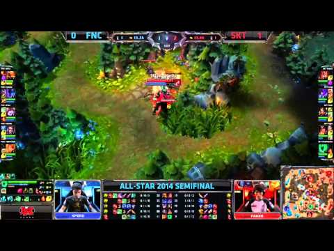 SKT vs FNC   Game 2   Semifinal 2 2014 All Stars Paris   SK Telecom T1 K vs Fnatic VOD