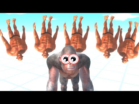 RAIN OF CRAZY HILL GIANT AGAINST UNITS!!!  - ANIMAL REVOLT BATTLE SIMULATOR