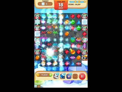 Jewel Match King Level 262 - Walkthrough ( No Booster )