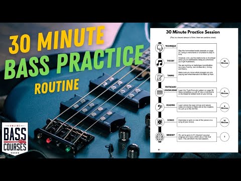 30 Minute Bass Guitar Practice Routine