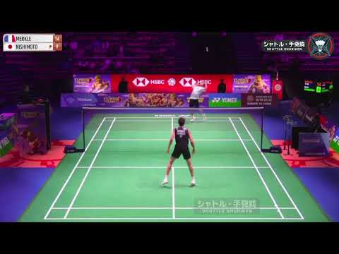 Arnaud MERKLE (FRA) vs Kenta NISHIMOTO (JPN) | Arctic Open 2025 Badminton