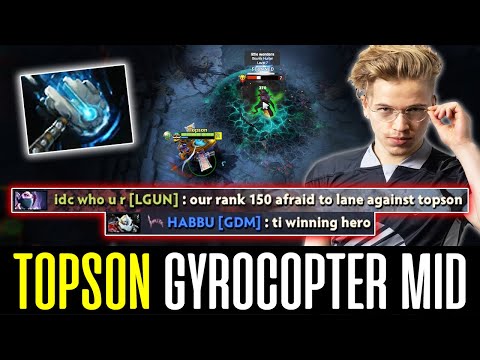 Topson GYROCOPTER Mid - Meme-Hammer 16 Mins GG DOTA 2
