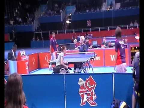 Bronsfinal Paralympics 2012 Ingela Lundbäck