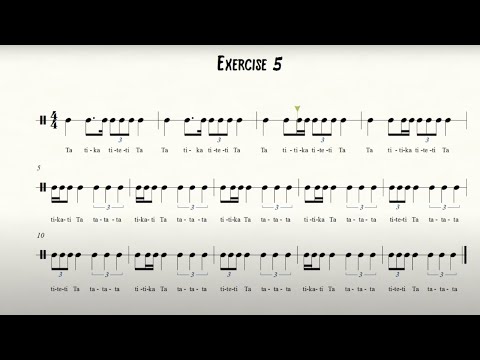 RHYTHM EXERCISE YOU NEED TO KNOW BEFORE SIGHT READING on piano, violin, or drum