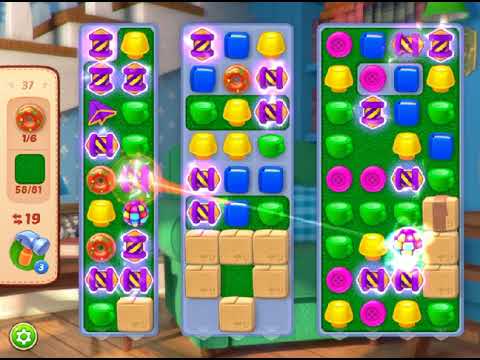 Homescapes Level 37 - No Boosters (by match3news.com)