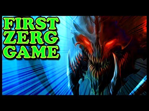 Grubby | SC2 | FIRST ZERG GAME