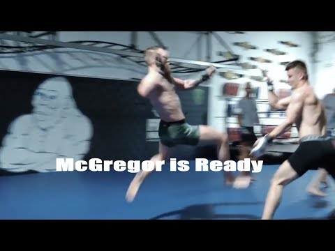 Conor McGregor training for Khabib Nurmagomedov