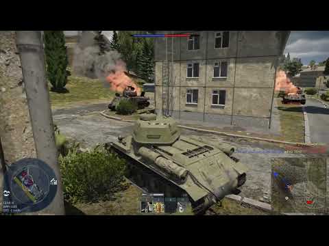 INSANE T-34-85 Kill Streak! 5 Kills in UNDER 4 Minutes! | War Thunder Realistic Battle (6.3).