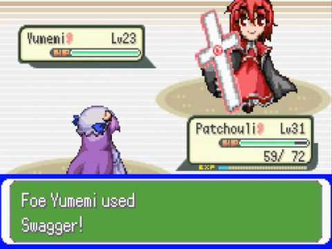 Let's Play Touhoumon World Link: Part 8: We Get Our Asses Handed To Us By Mokou