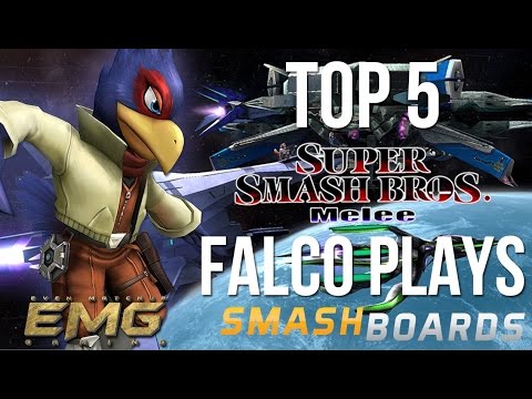 Best of Smash - Top 5 Super Smash Brothers Melee Falco Plays