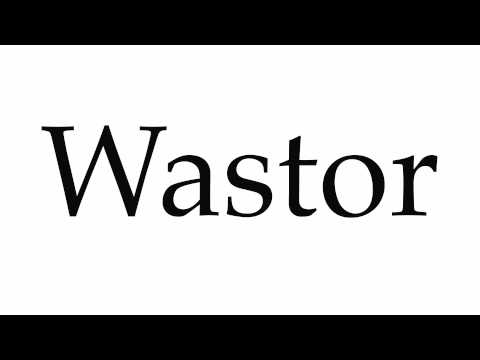 How to Pronounce Wastor
